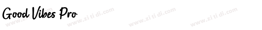 Good Vibes Pro字体转换